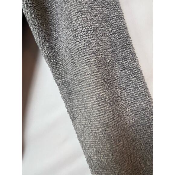 The North Face Women's Large Gray Sherpa Fleece Jacket Full Zip Long Sleeve Cozy - Picture 6 of 11